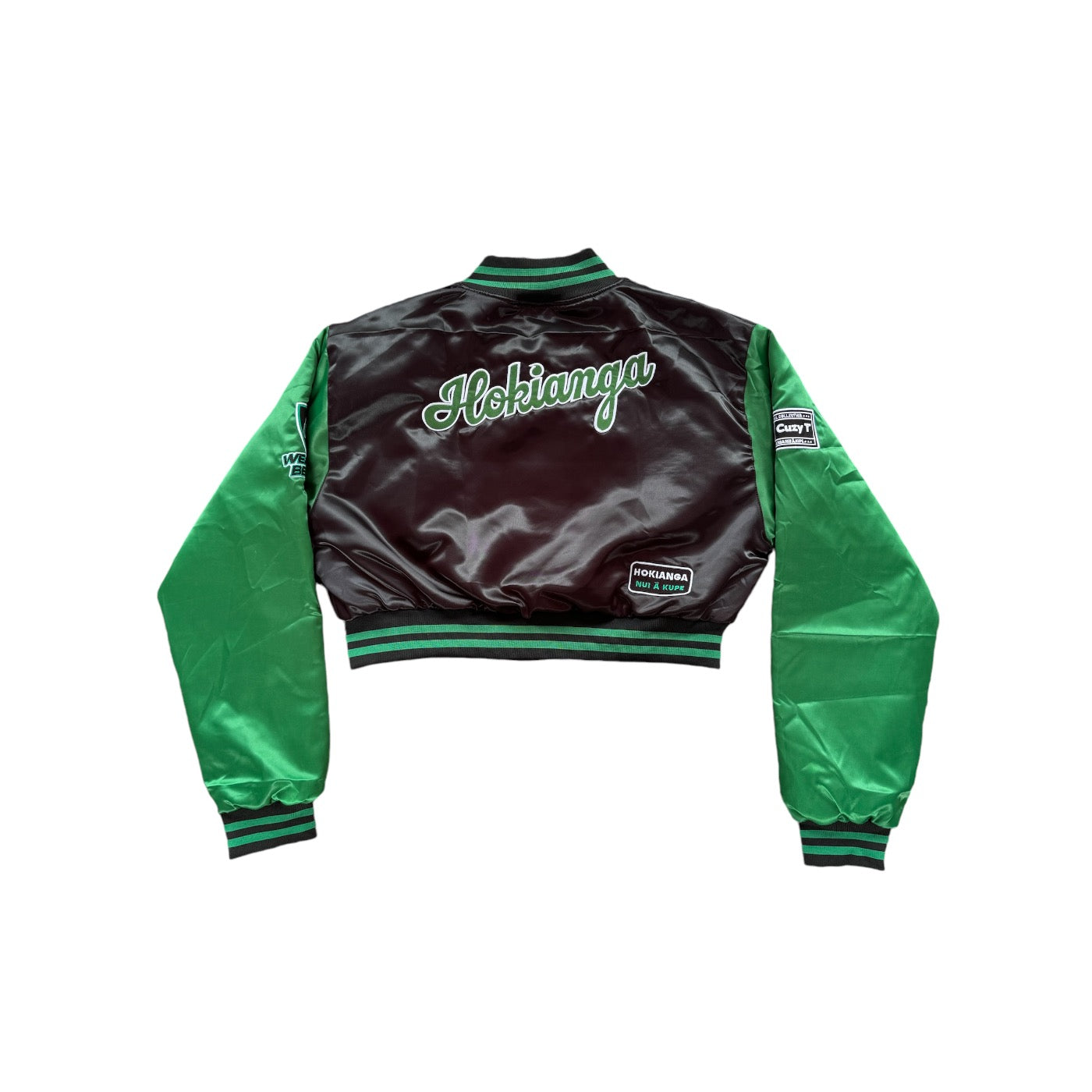 Hokianga cropped bomber jacket