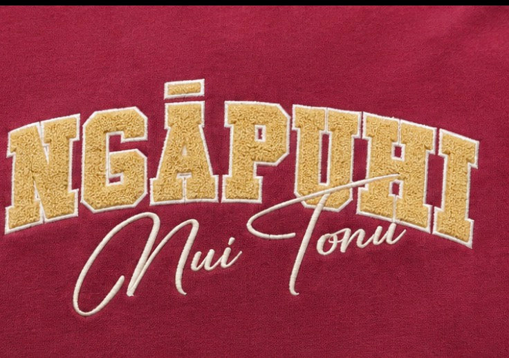 Ngapuhi nui Tonu semi cropped hoodie