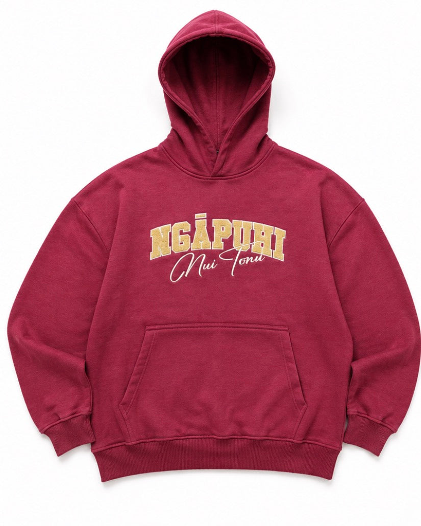 Ngapuhi nui Tonu semi cropped hoodie