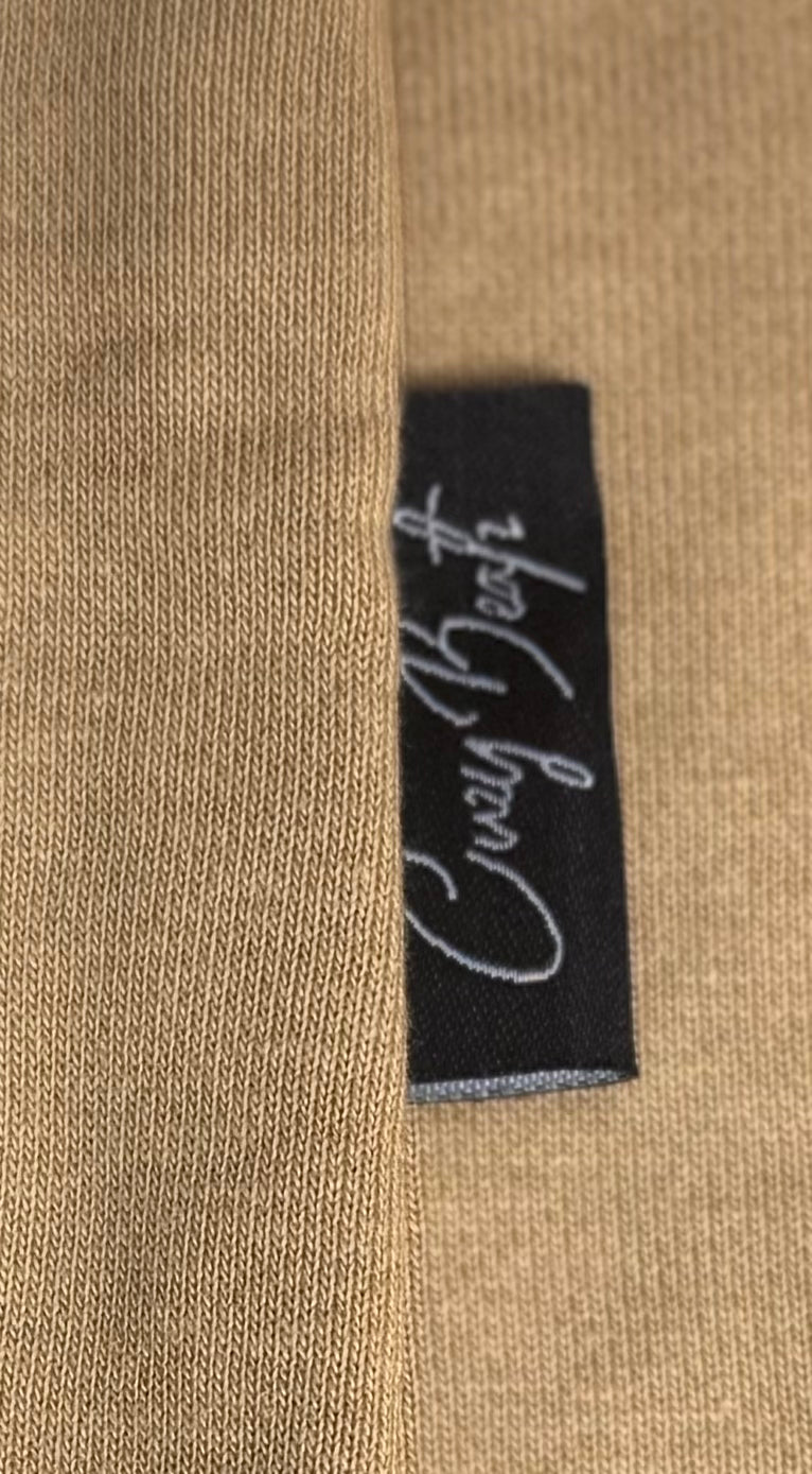 Cuzy Beatz Drop Shoulder Acid Beige