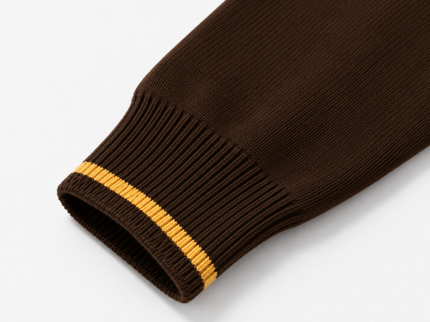 1835 Knit Polo Sweater -Brown
