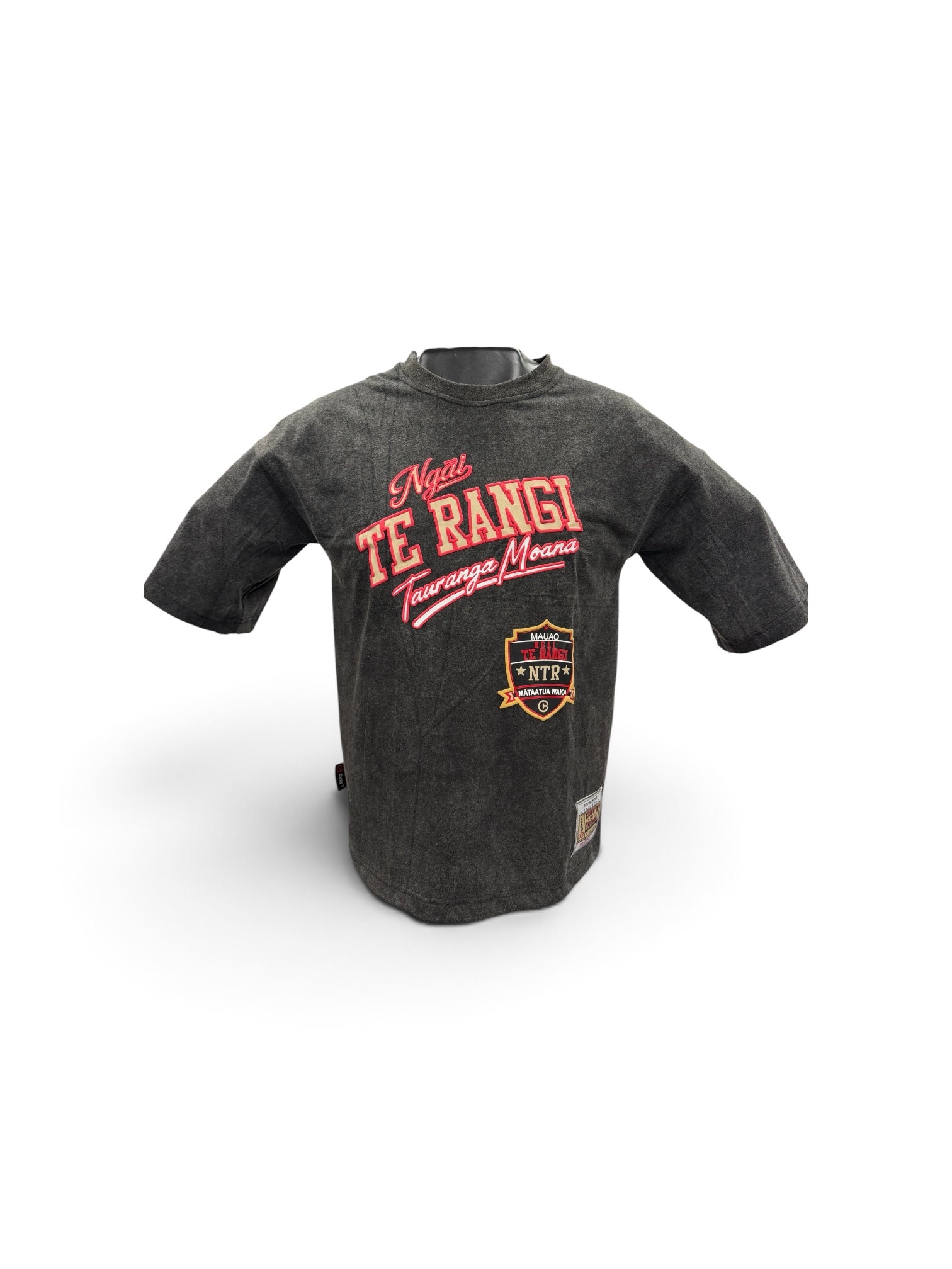 Ngati Rangi Acid Wash Over Sized Tee