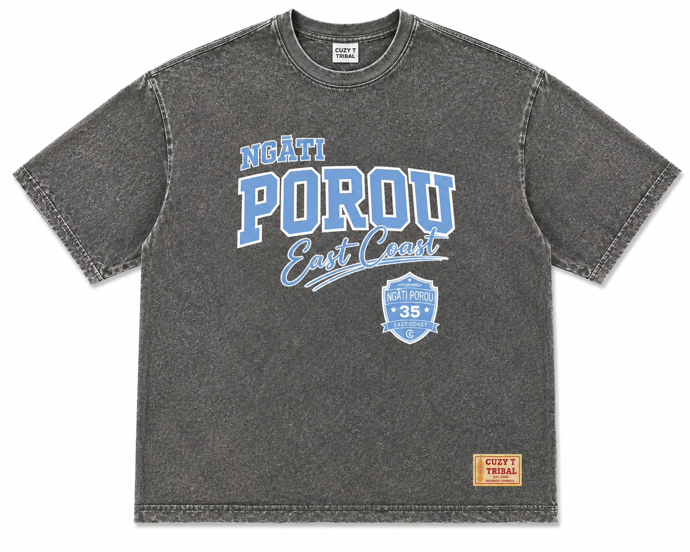 Ngati Porou Acid wash Tee