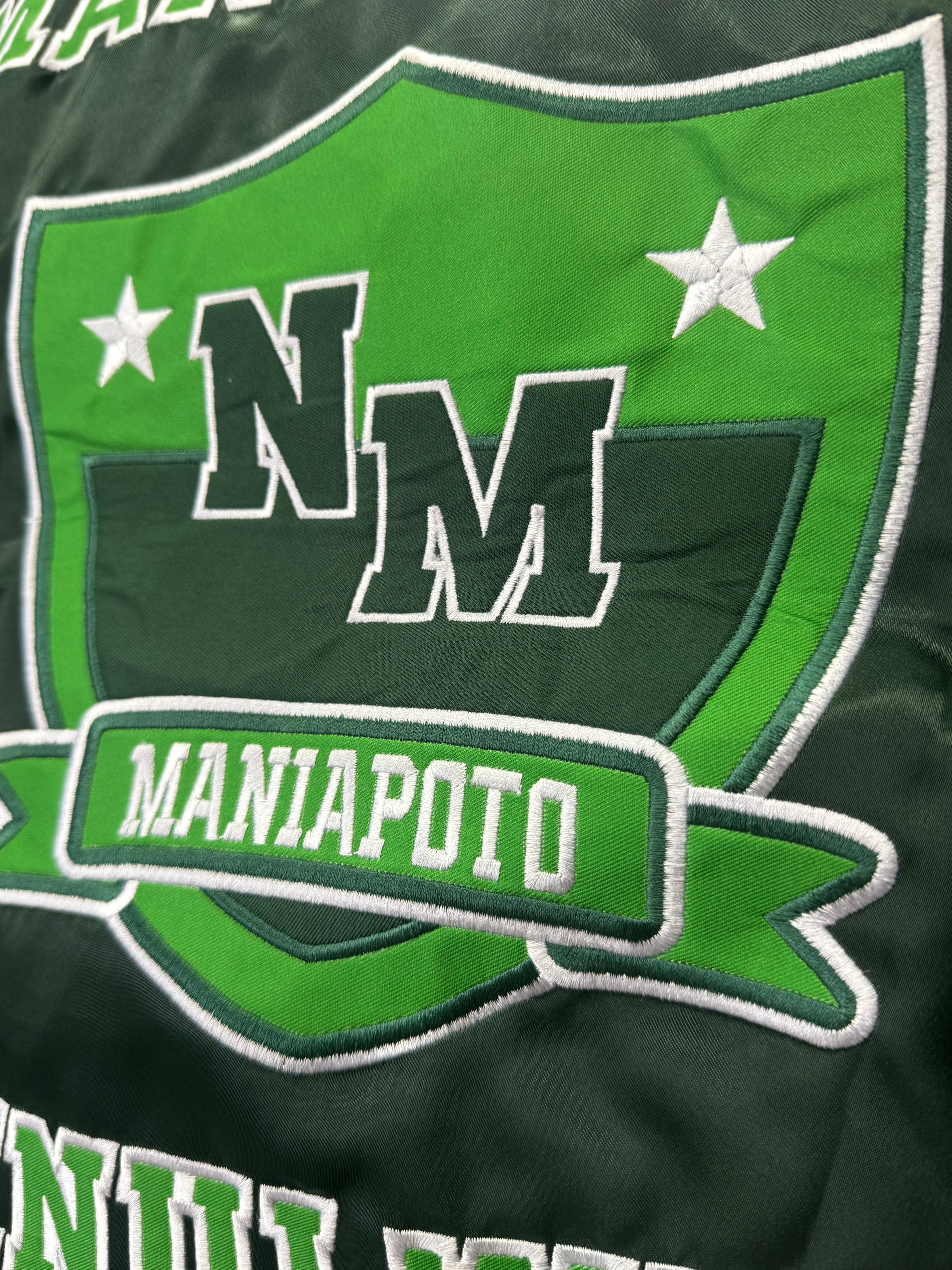Maniapoto Satin Bomber Jacket