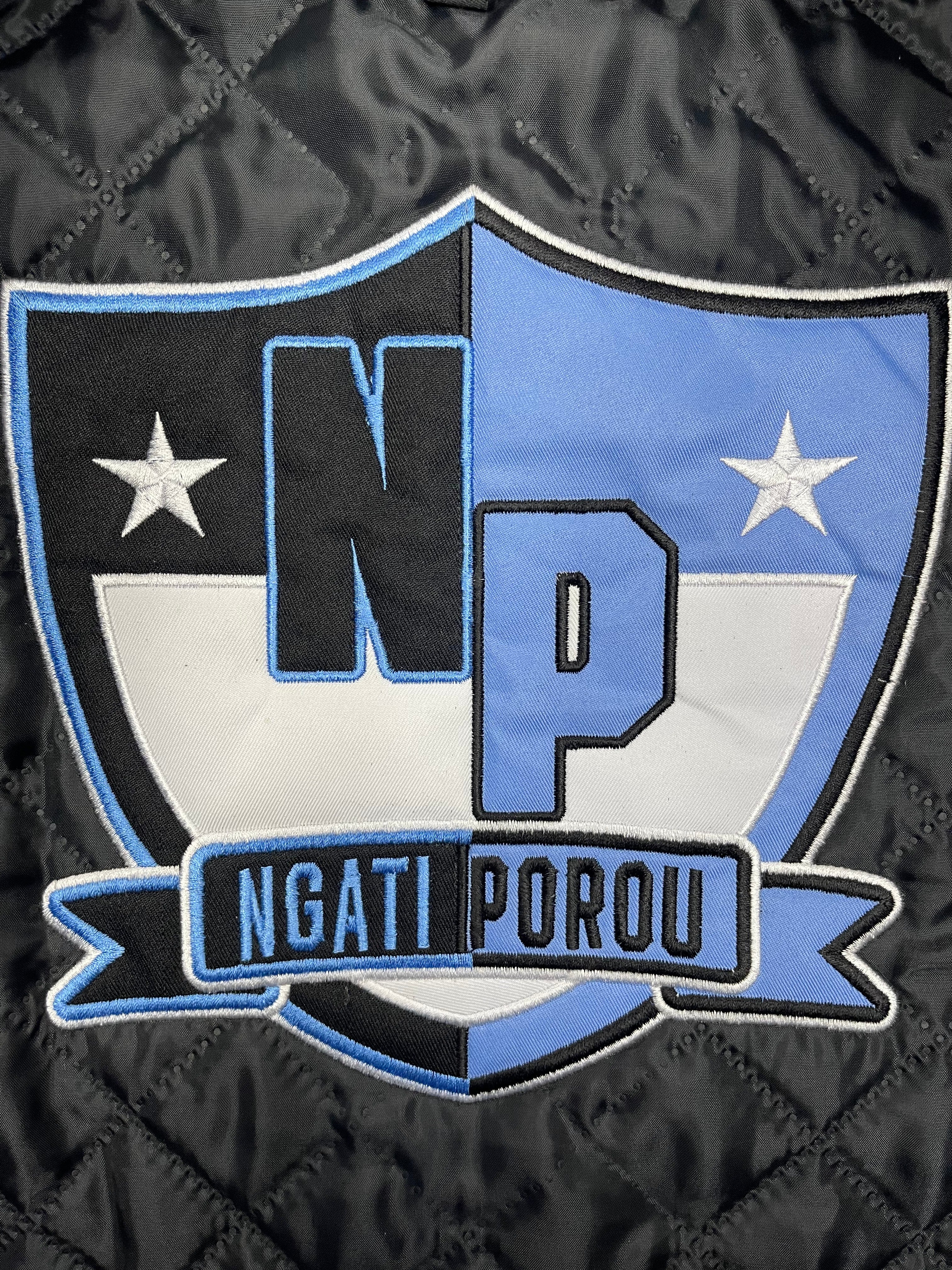 Split Satin Ngati Porou Bomber