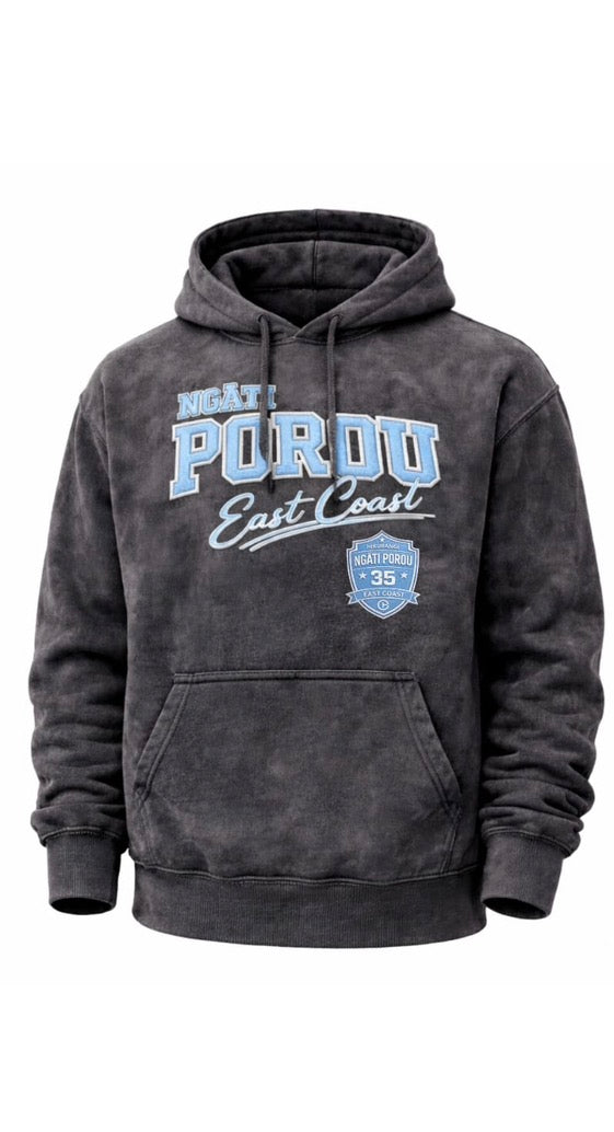 Ngati Porou-Acid wash Hoodie
