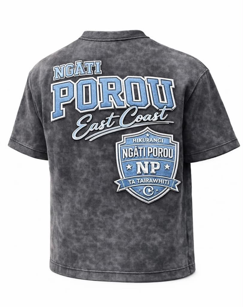 Ngati Porou Acid wash Tee