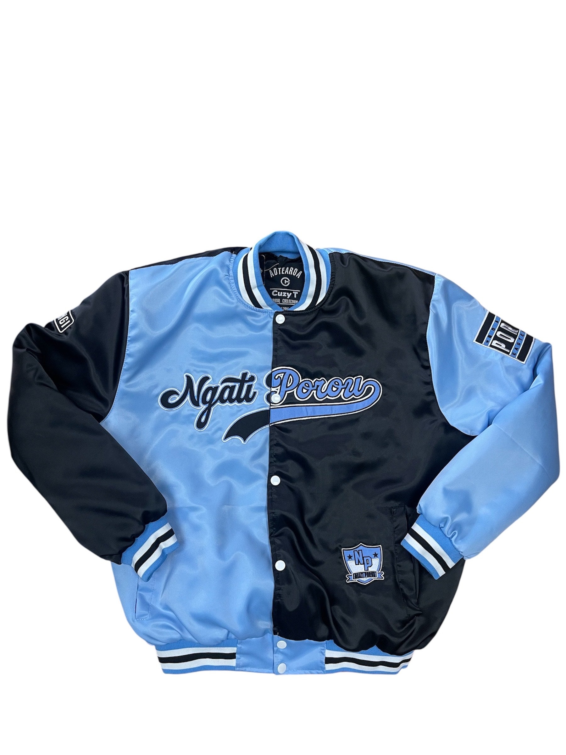 Split Satin Ngati Porou Bomber