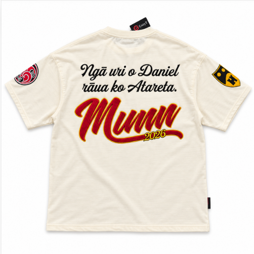 Ngati Manu tee (beige)