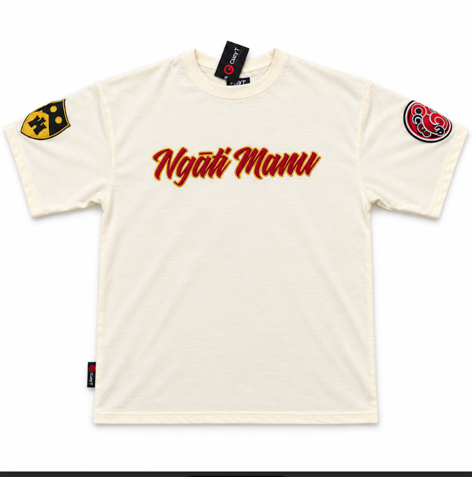 Ngati Manu tee (beige)
