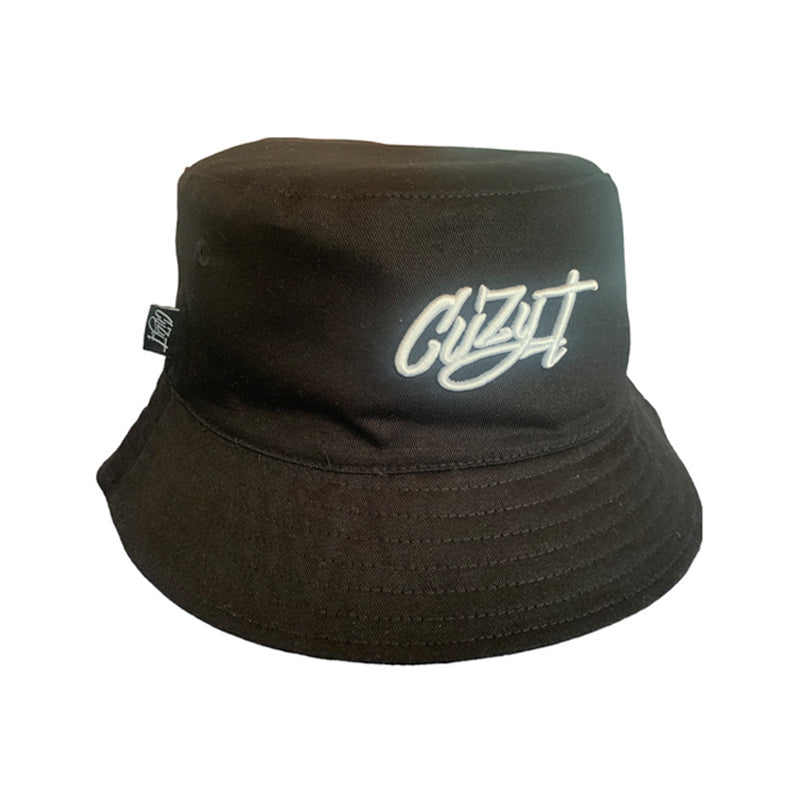 CUZY T REVERSABLE BUCKET HAT -Black